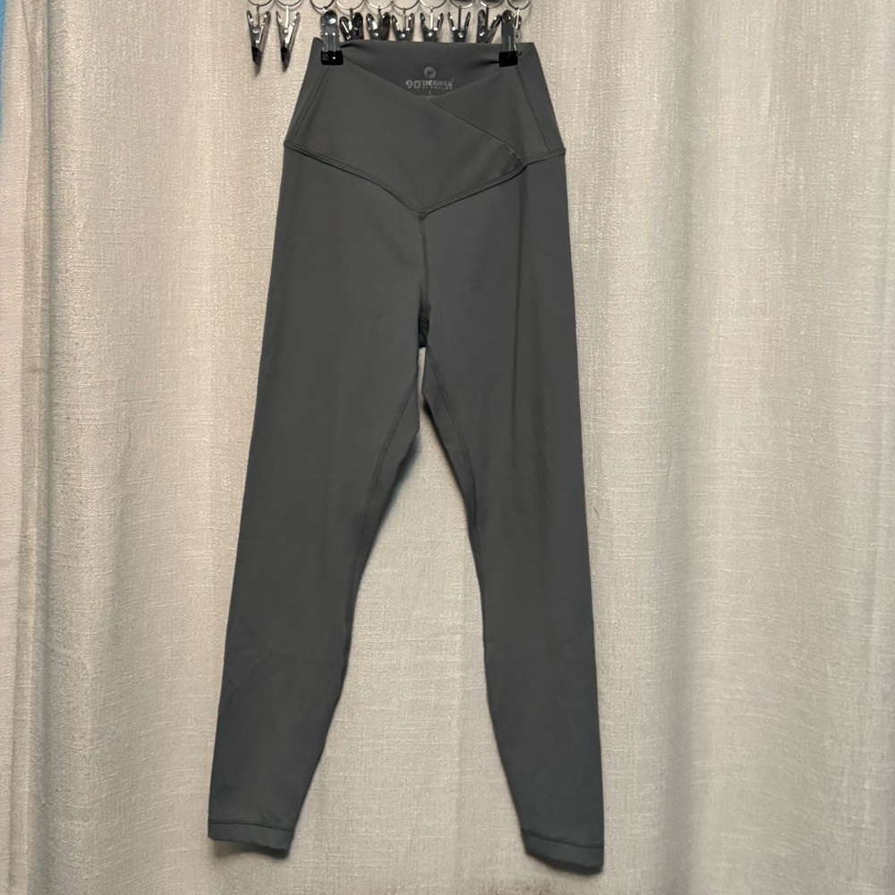 90 Degree By Reflex Olive Green Leggings